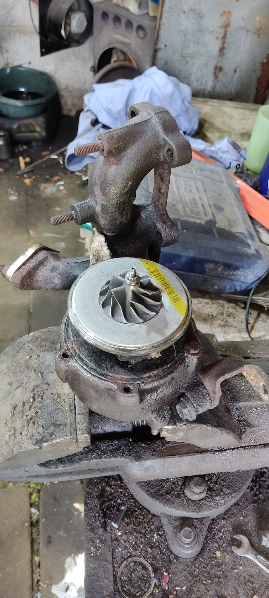 Чистка геометрии турбины — Skoda Octavia A4 Mk1, 1,9 л, 2010 года ...