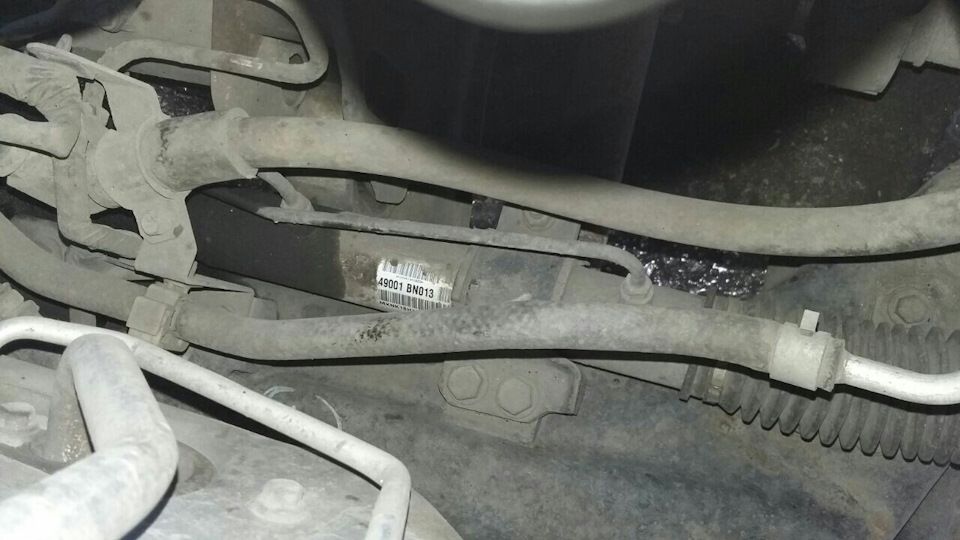 Рулевая рейка потекла… — Nissan Almera II (N16), 1,8 л, 2005 года ...