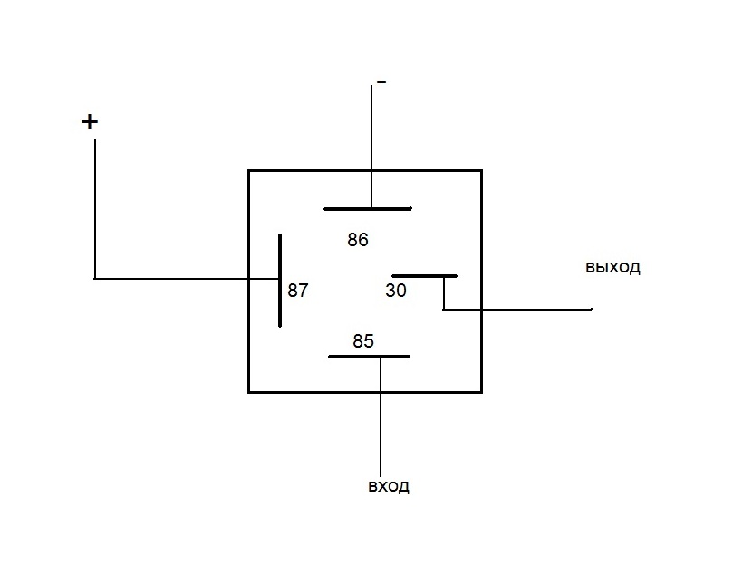 Схема реле