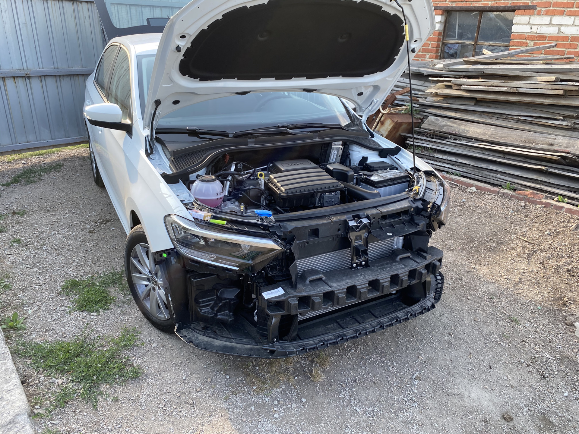 Как снять бампер поло лифтбек Сеточки в решётки ⚠ - Volkswagen Polo liftback, 1,6 л, 2020 года аксессуары DRIV