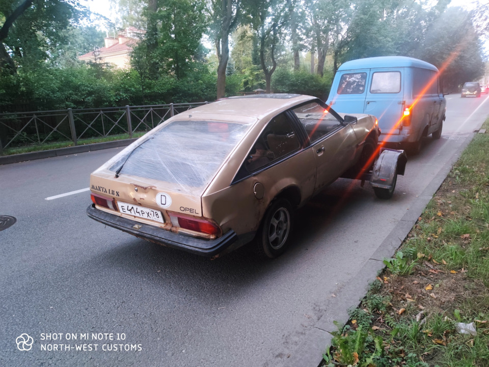 Покупка — Opel Manta, 1,8 л, 1982 года | покупка машины | DRIVE2