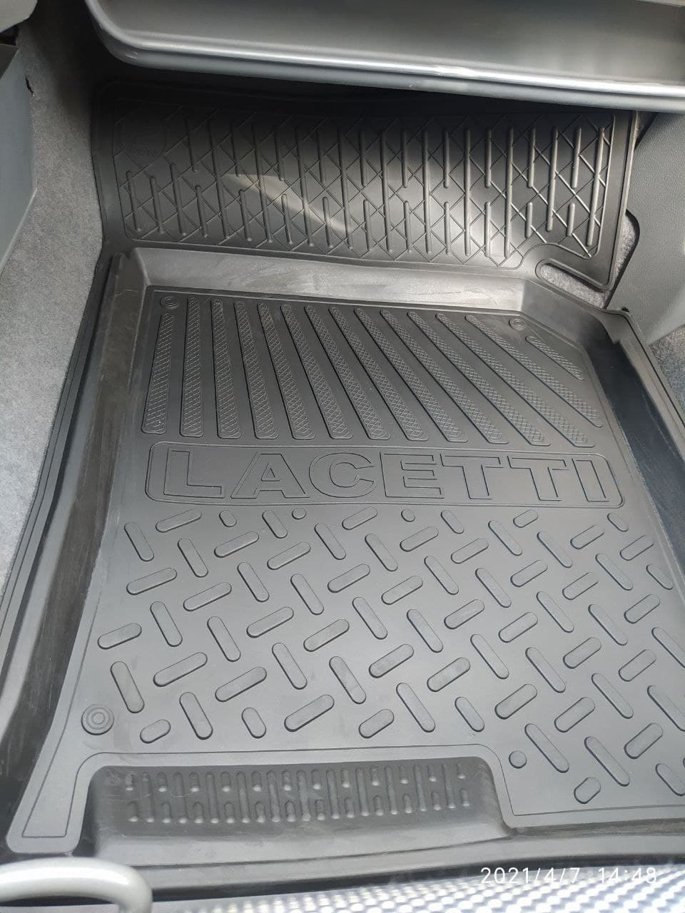 Резиновые коврики Rezkon — Chevrolet Lacetti Sedan, 1,6 л, 2012 года ...