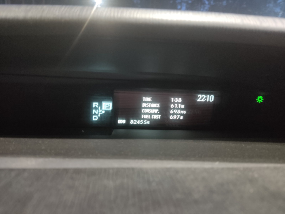 Расход — Toyota Prius (30), 1,8 л, 2014 года | наблюдение | DRIVE2