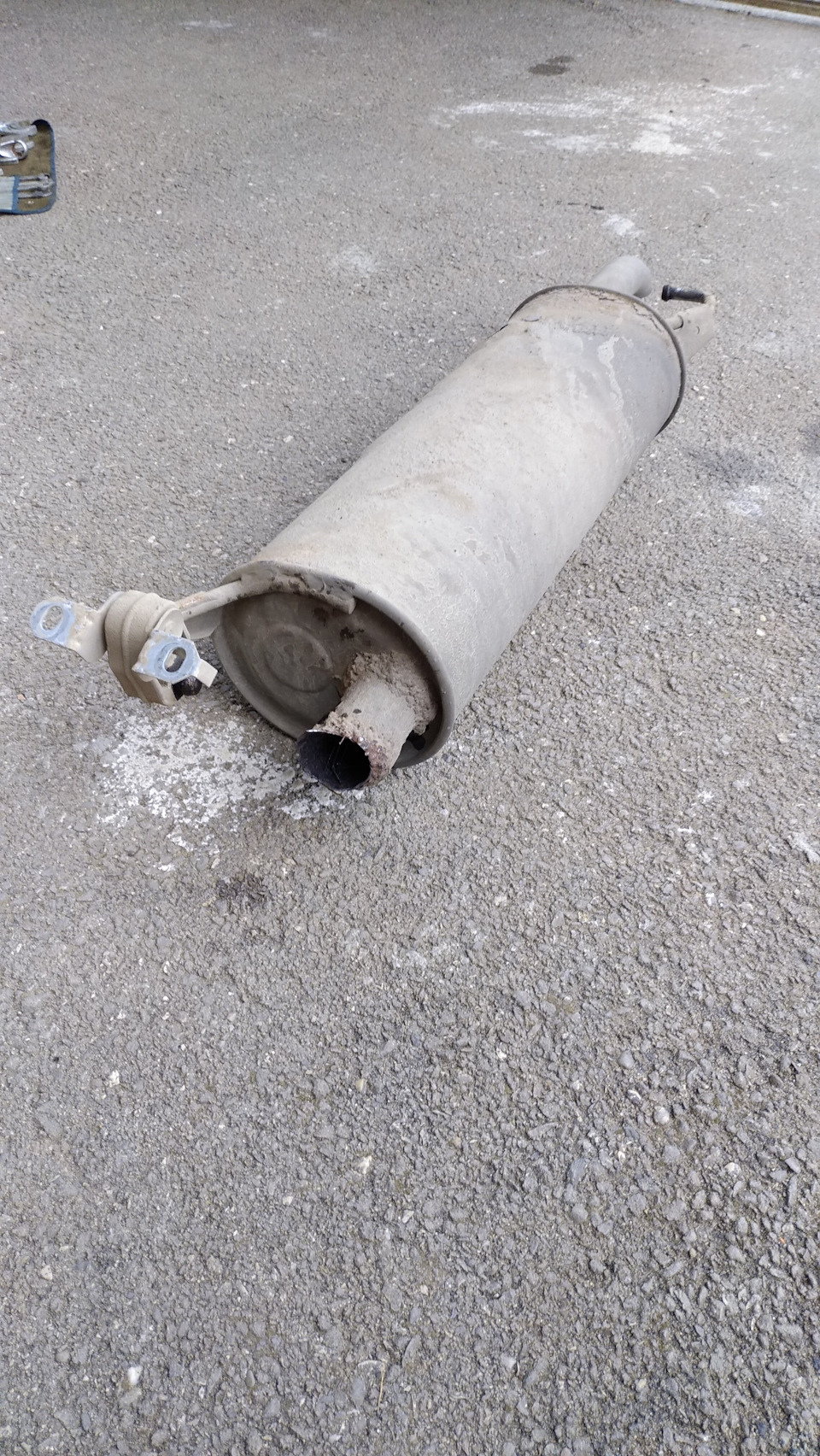 Сварка глушителя — Skoda Octavia A4 Mk1, 1,4 л, 2006 года | поломка ...