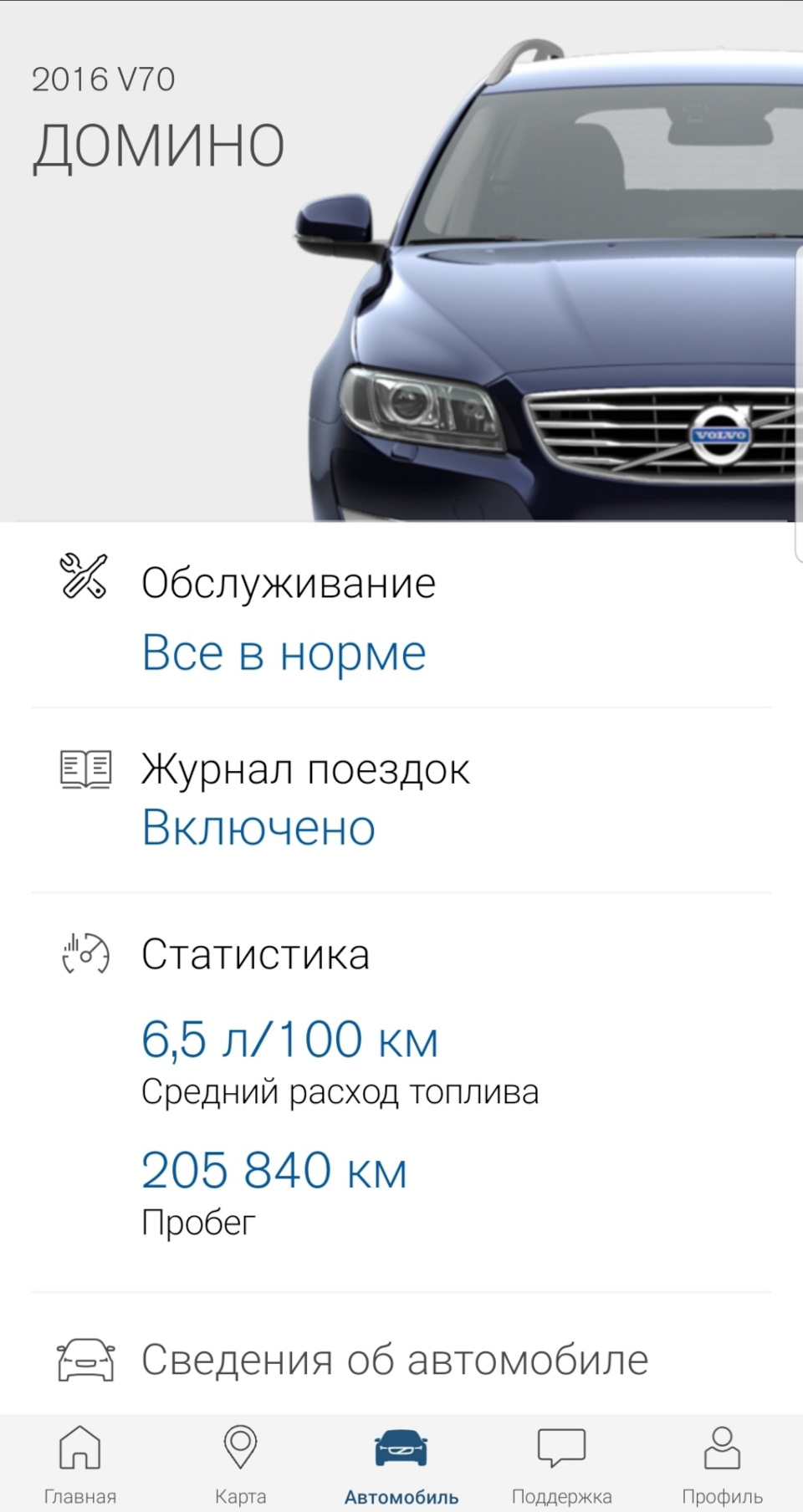 Volvo-on-Call, мои впечатления — Volvo V70 III, 2 л, 2016 года | визит на  сервис | DRIVE2