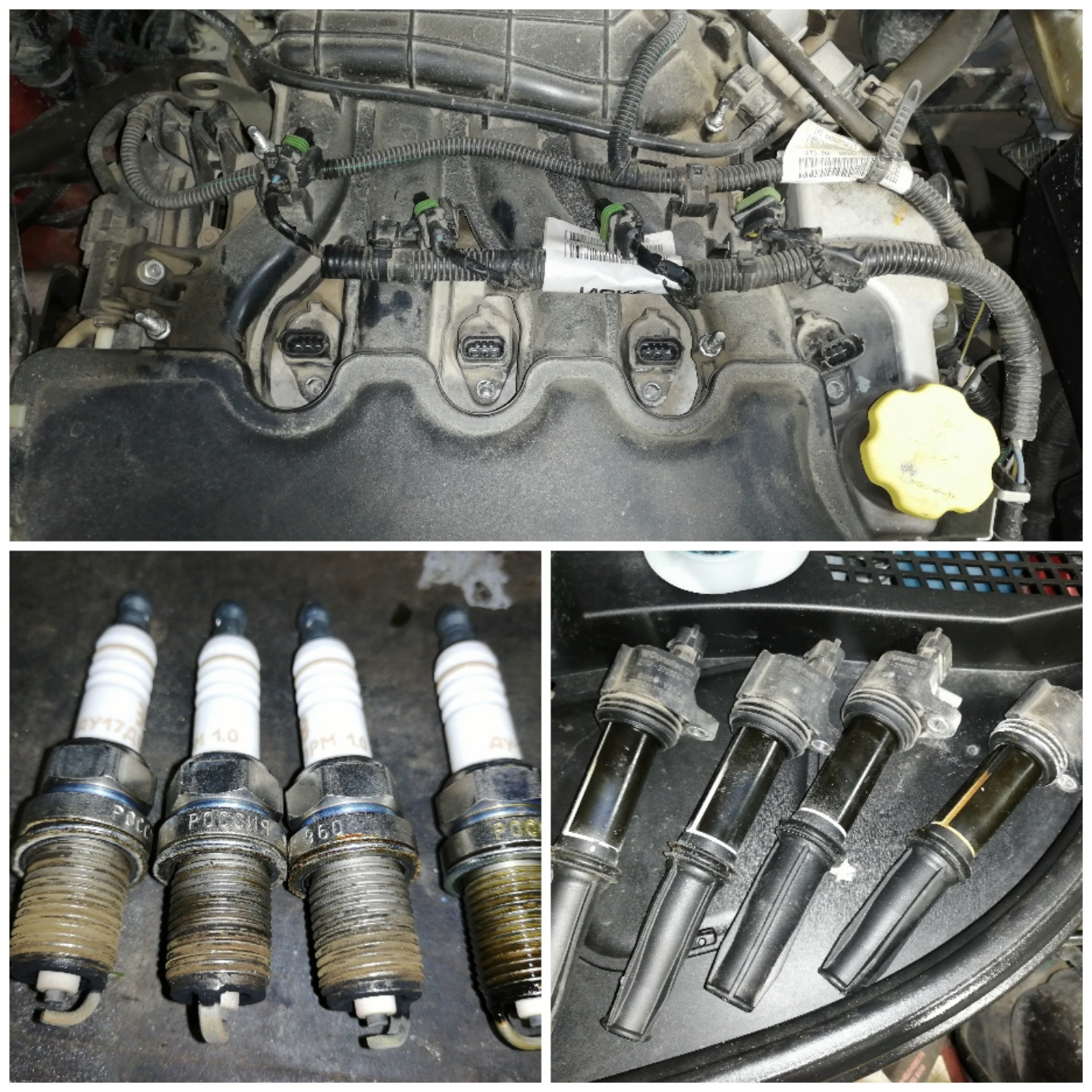 как снять катушку со свечи