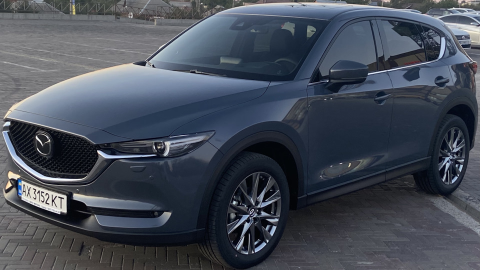 Система экстренного торможения SCBS — Mazda CX5 (2G), 2,5 л, 2021 года