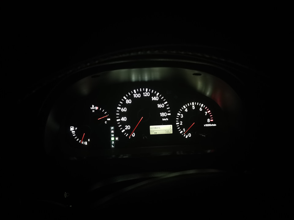 Замена цвета стрелок панели приборов. — Toyota Harrier (1G), 3 л, 1999 ...