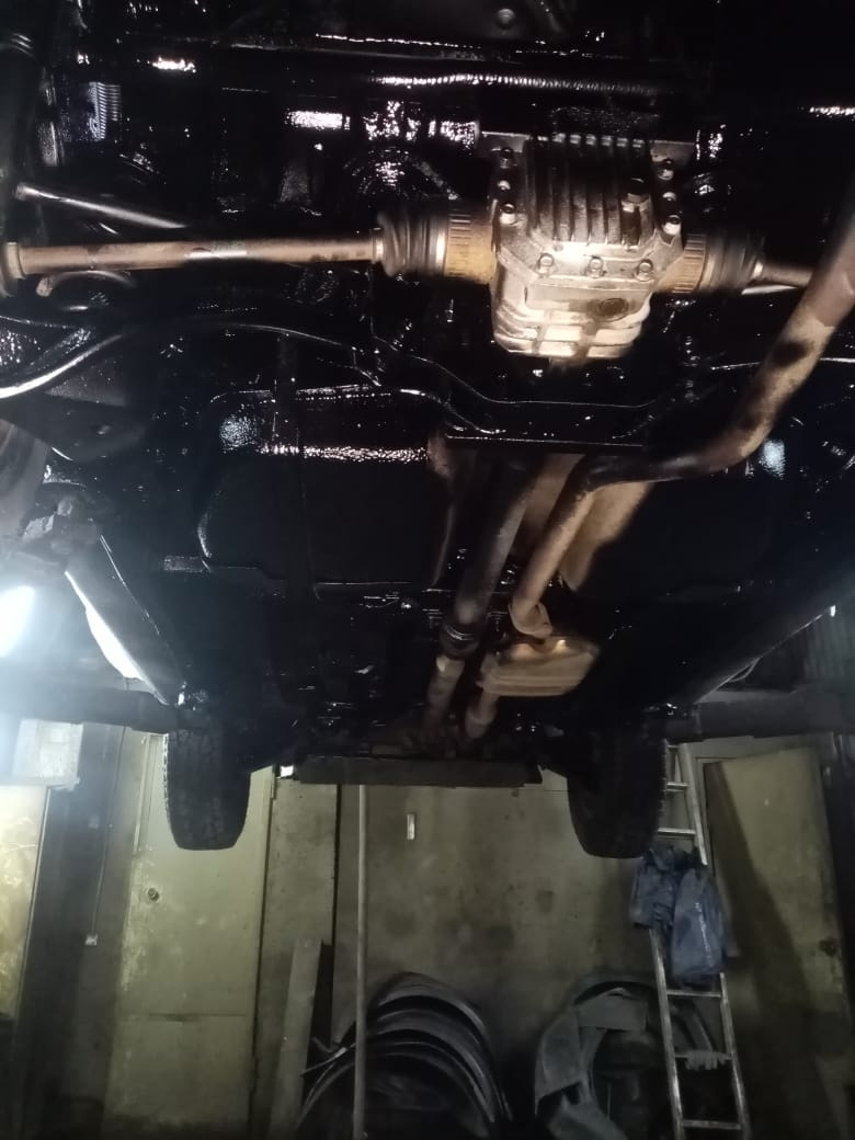 Антикор днища, арок и др… — Hyundai Santa Fe (1G), 2,7 л, 2007 года ...