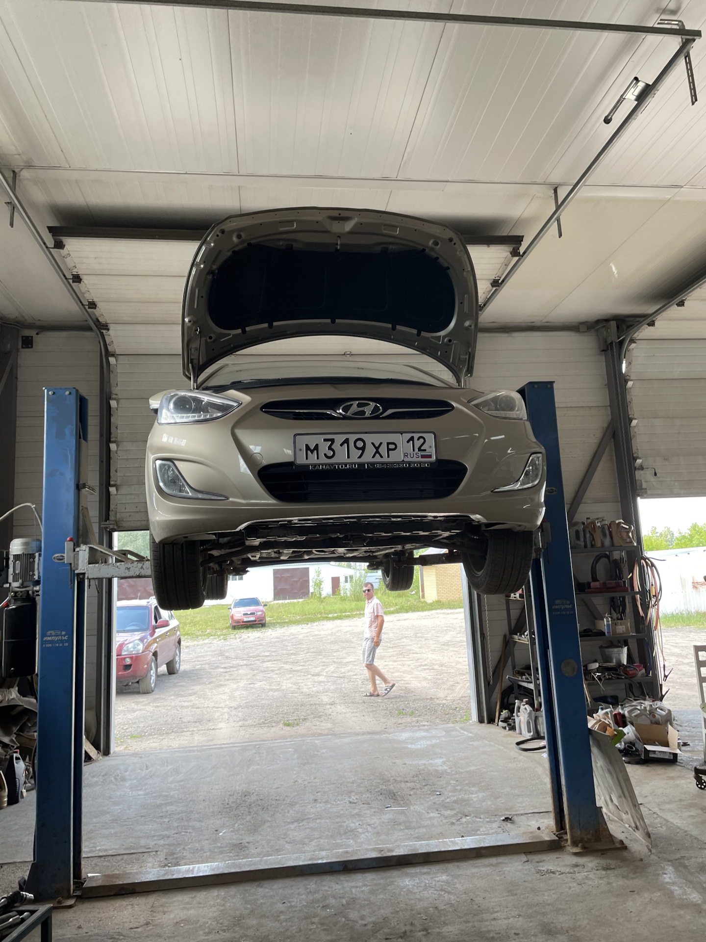 «Котолизатор» — Hyundai Solaris (1G), 1,6 л, 2013 года | визит на ...