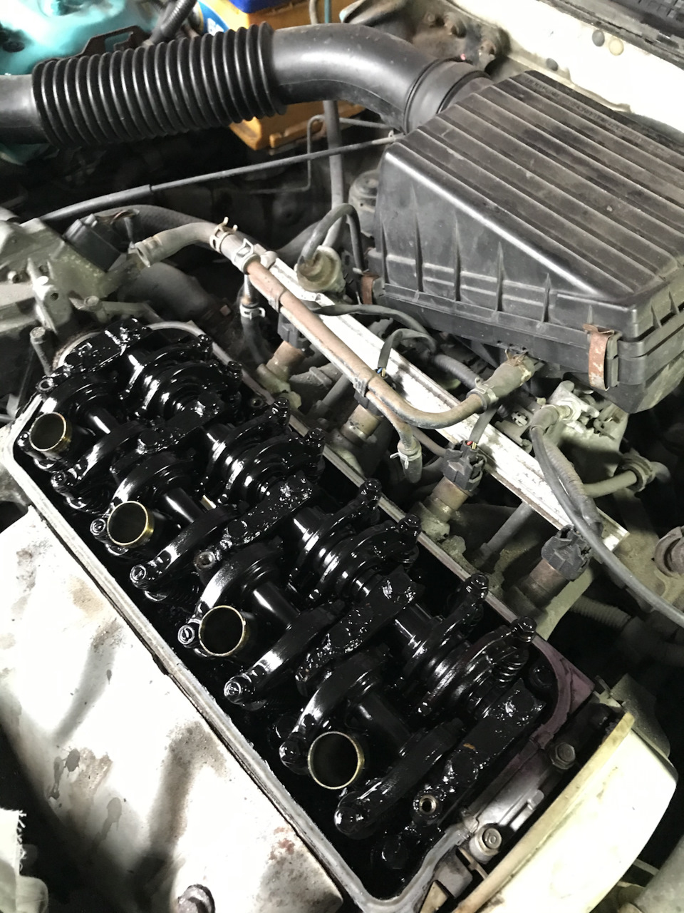 24. Регулировка клапанов. — Honda Civic Hatchback (6G), 1,4 л, 1996 ...