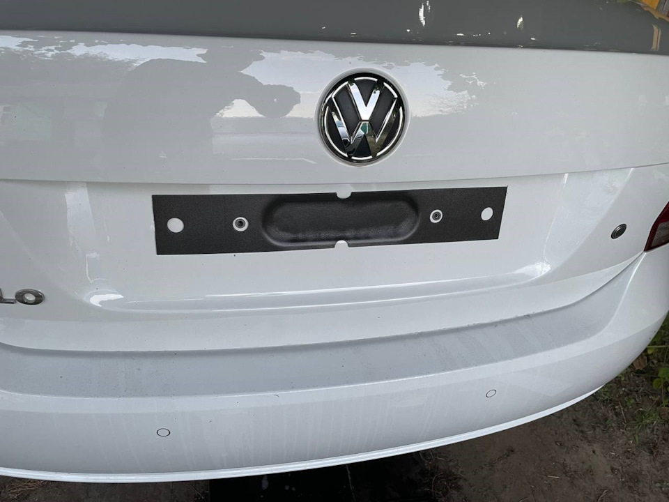 Наклейка под рамку номерного знака VAG KEA075004 — Volkswagen Polo ...
