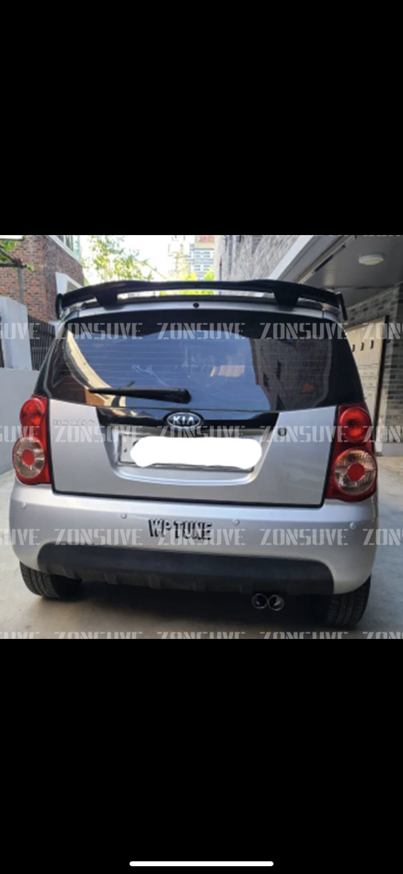 Спойлер крышки багажника — KIA Picanto (1G), 1,1 л, 2007 года | другое ...