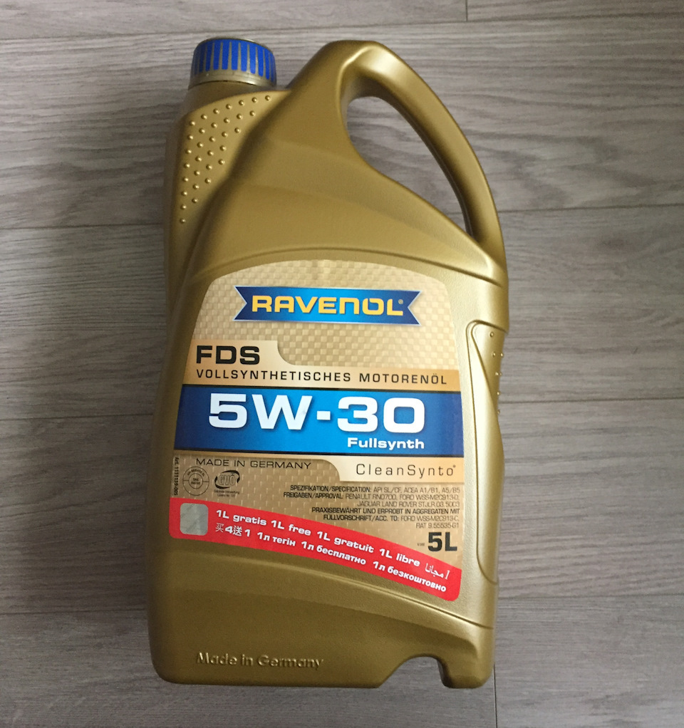 RAVENOL FDS 5W30 — Mazda 3 (1G) BK, 1,6 л, 2007 года | расходники | DRIVE2
