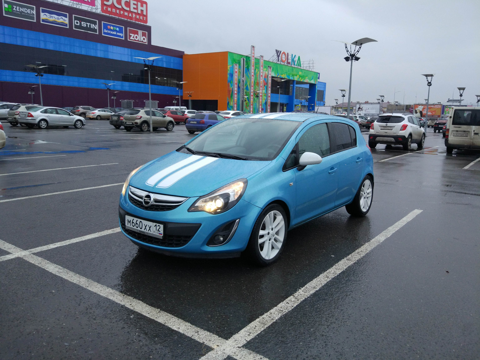 Обновляем белые полоски — Opel Corsa D, 1,4 л, 2011 года | стайлинг | DRIVE2