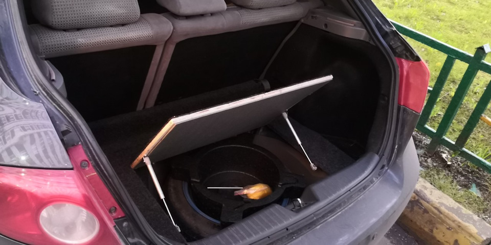 Пол из фанеры в багажник. — Chevrolet Lacetti 5D, 1,4 л, 2008 года ...