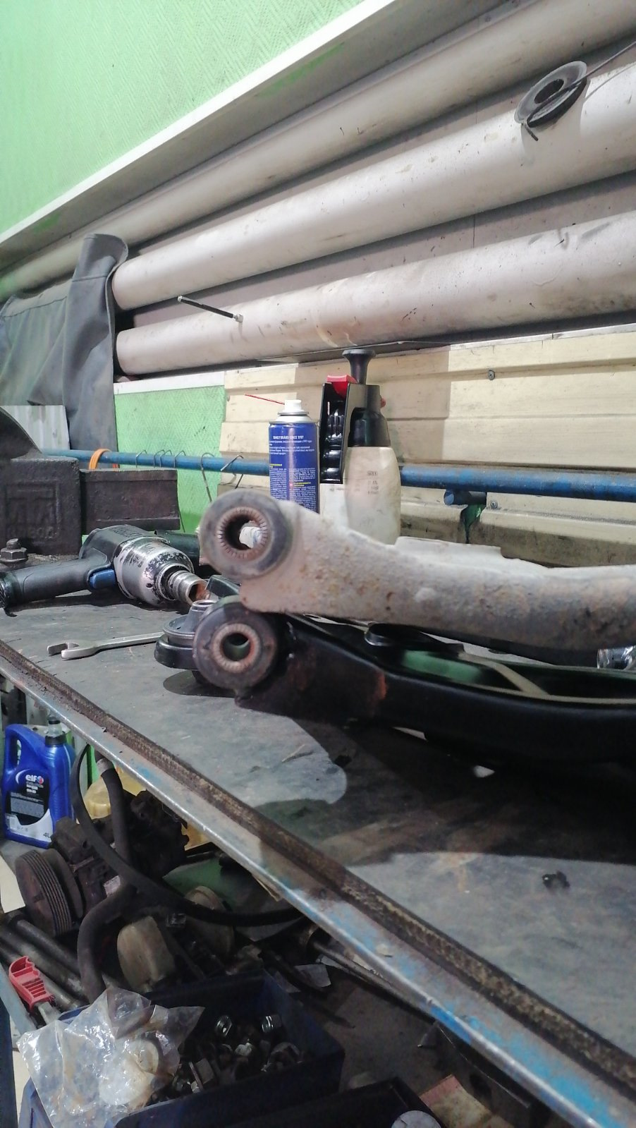 Небольшая ревизия ходовки — Toyota Vitz (10), 1 л, 2003 года | визит на ...