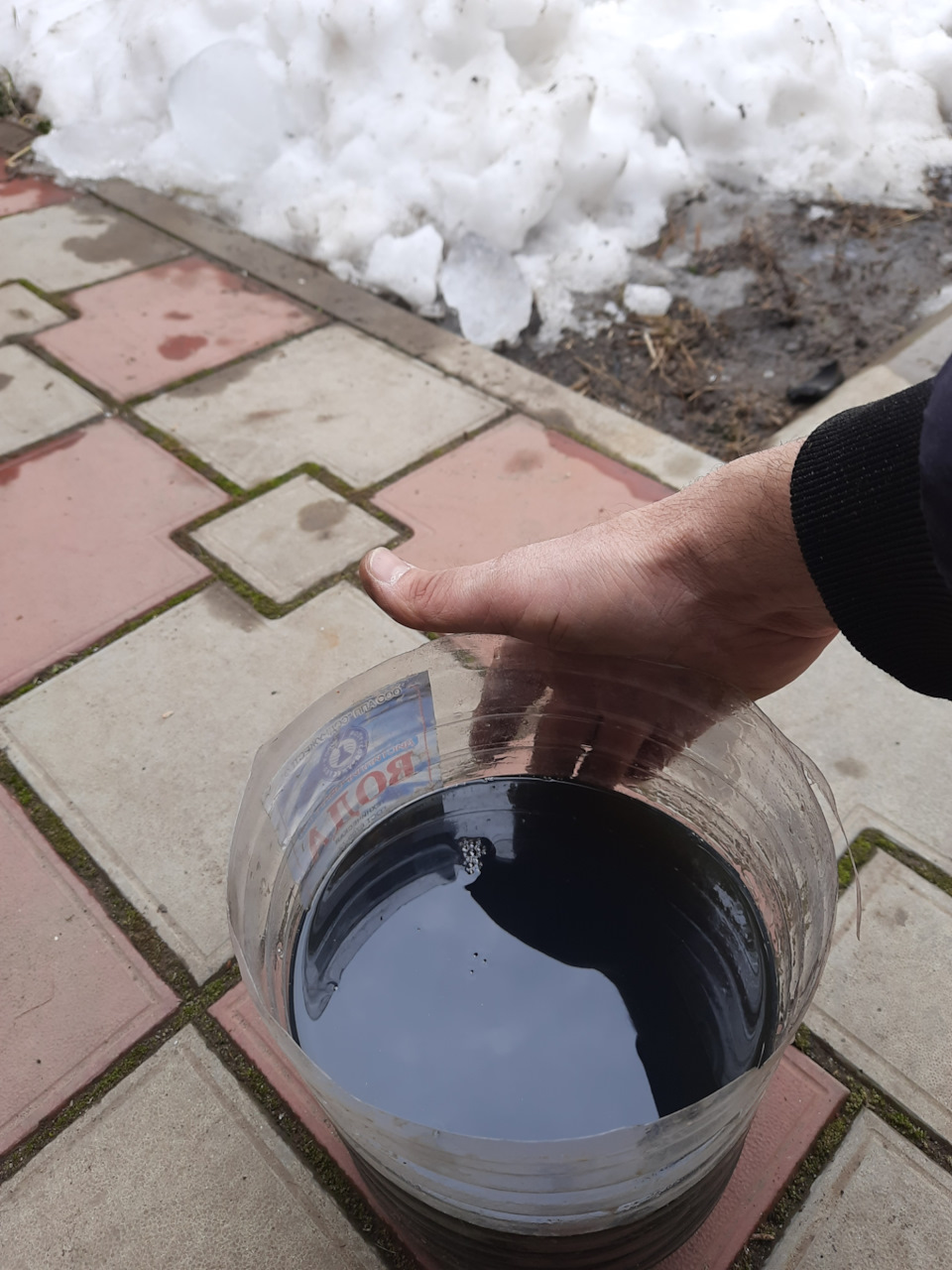 Пробег всего 250км, а уже темное. — Lada Гранта Cross