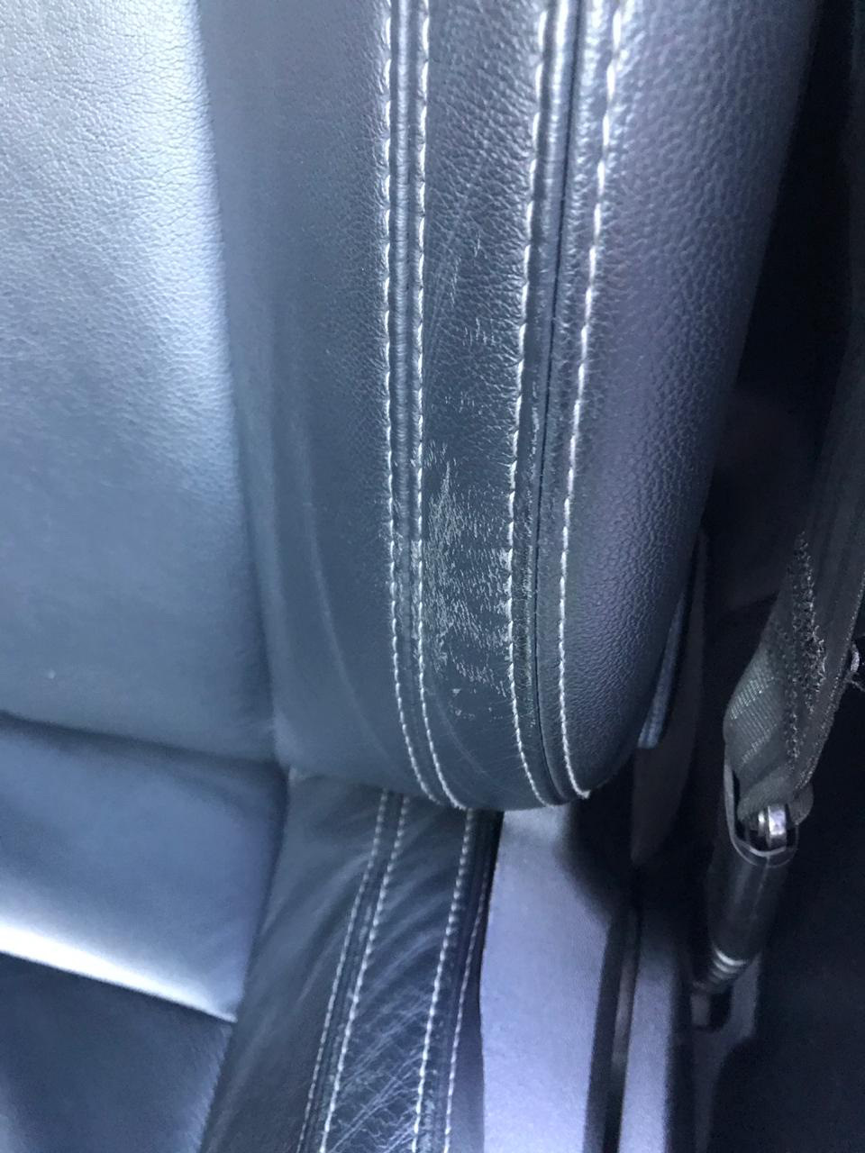 Чистка кожаных сидений . — KIA Sportage (3G), 2 л, 2013 года | мойка ...