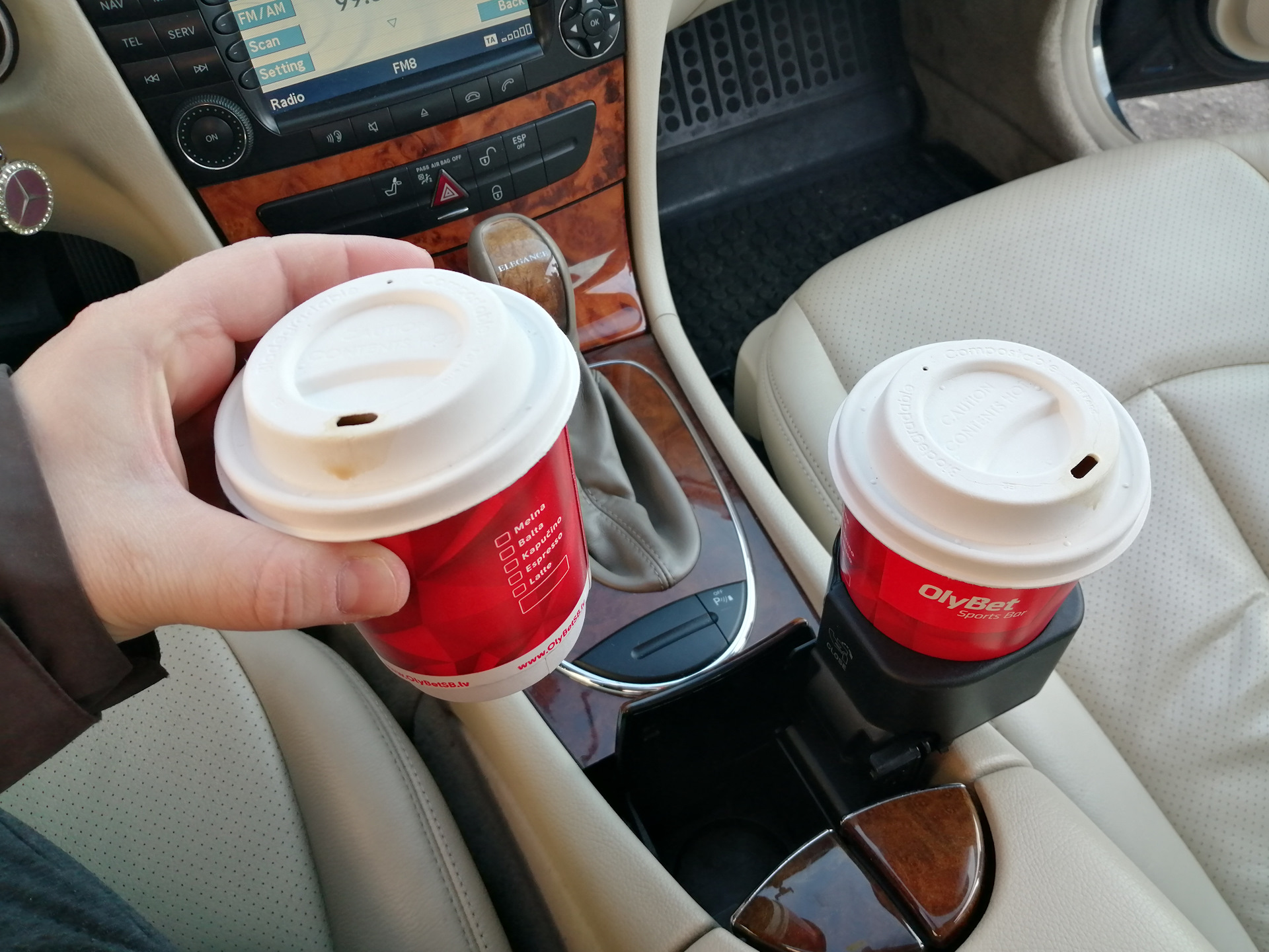Кофе в автомобиль 2 бокала