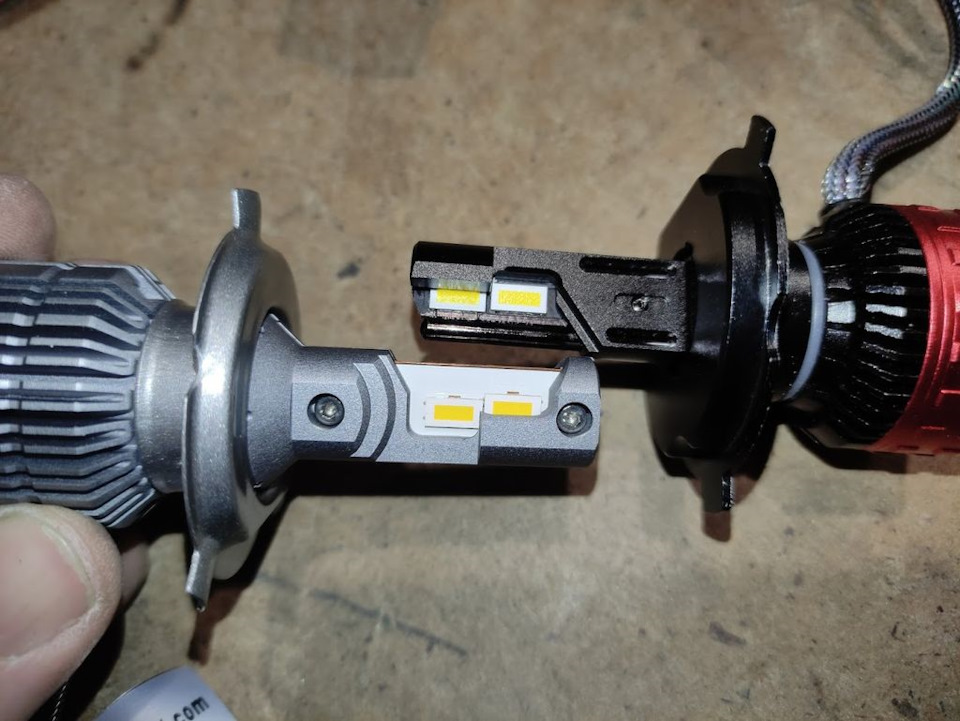 LED лампы в оптику Нивы. MTF Retrofit 3500K. — Lada 4x4 3D, 1,7 л, 2010 ...