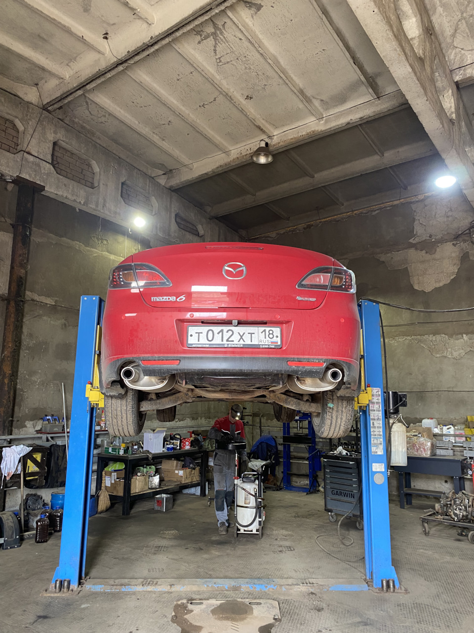 Upd. Первое ТО, прокладка теплообменника — Mazda 6 (2G) GH, 2 л, 2007 ...