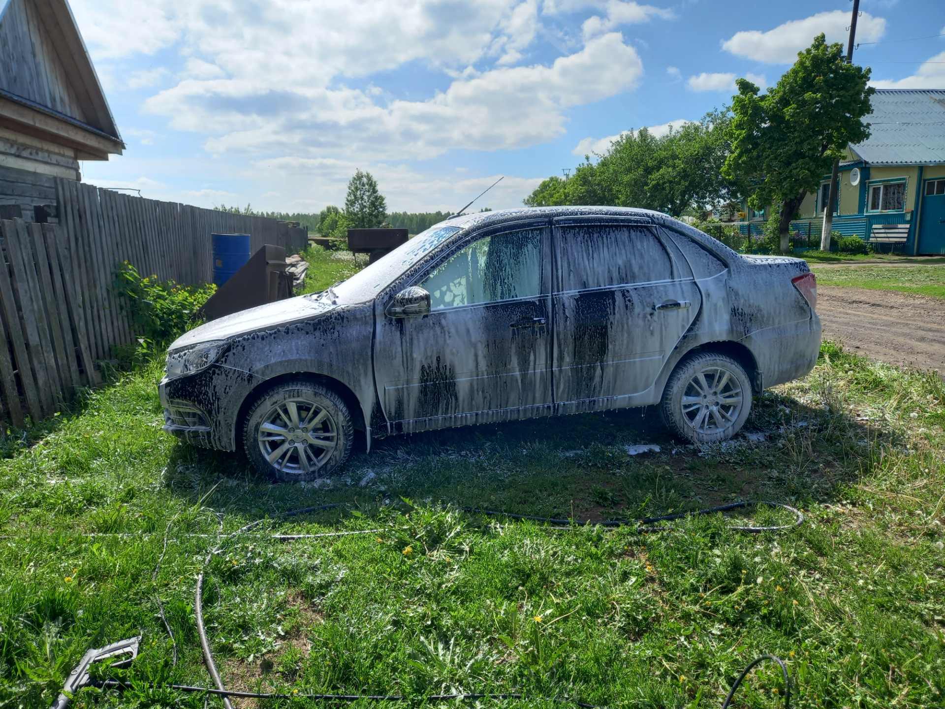 Мойка — Lada Гранта (2G) FL, 1,6 л, 2024 года | мойка | DRIVE2