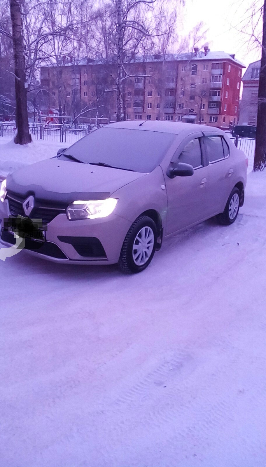 Было -31гр.С — Renault Logan (2G), 1,6 л, 2019 года | наблюдение | DRIVE2