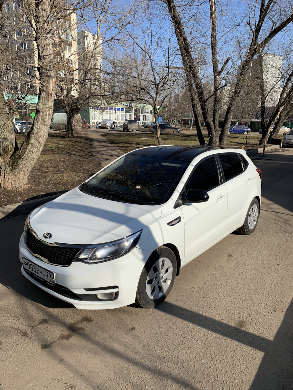 Дошли руки до пленки ) — KIA Rio 5-door (3G), 1,6 л, 2017 года | просто так  | DRIVE2