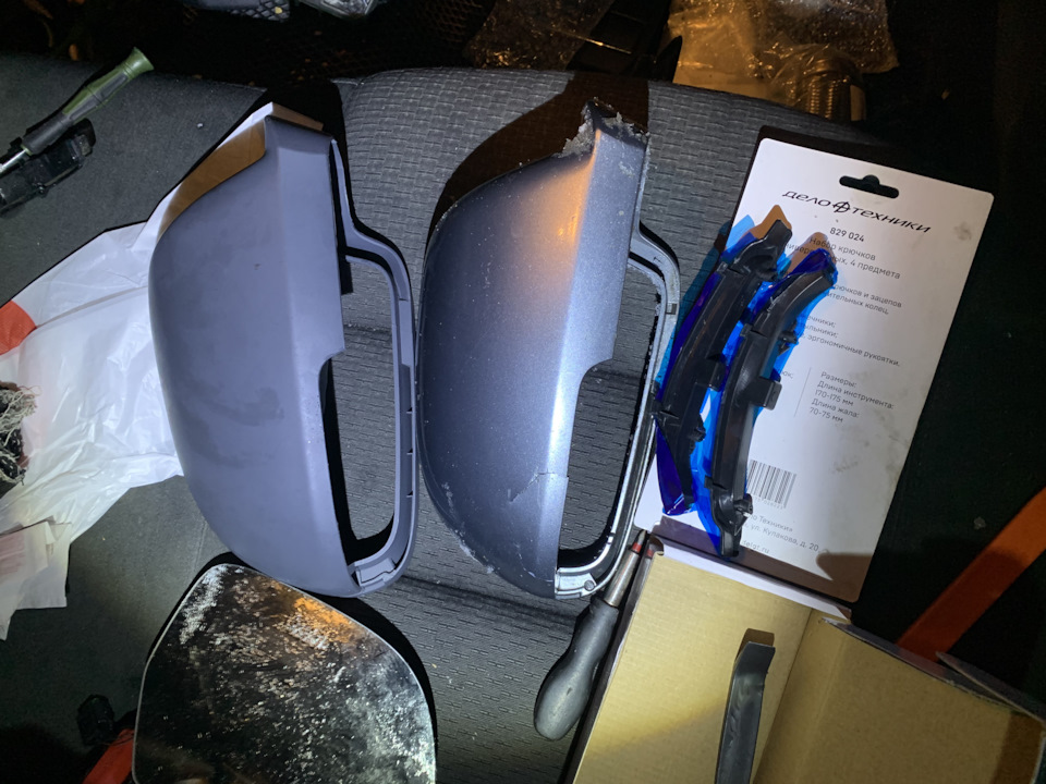 Замена крышки зеркала и динамические поворотники — Skoda Superb Combi ...