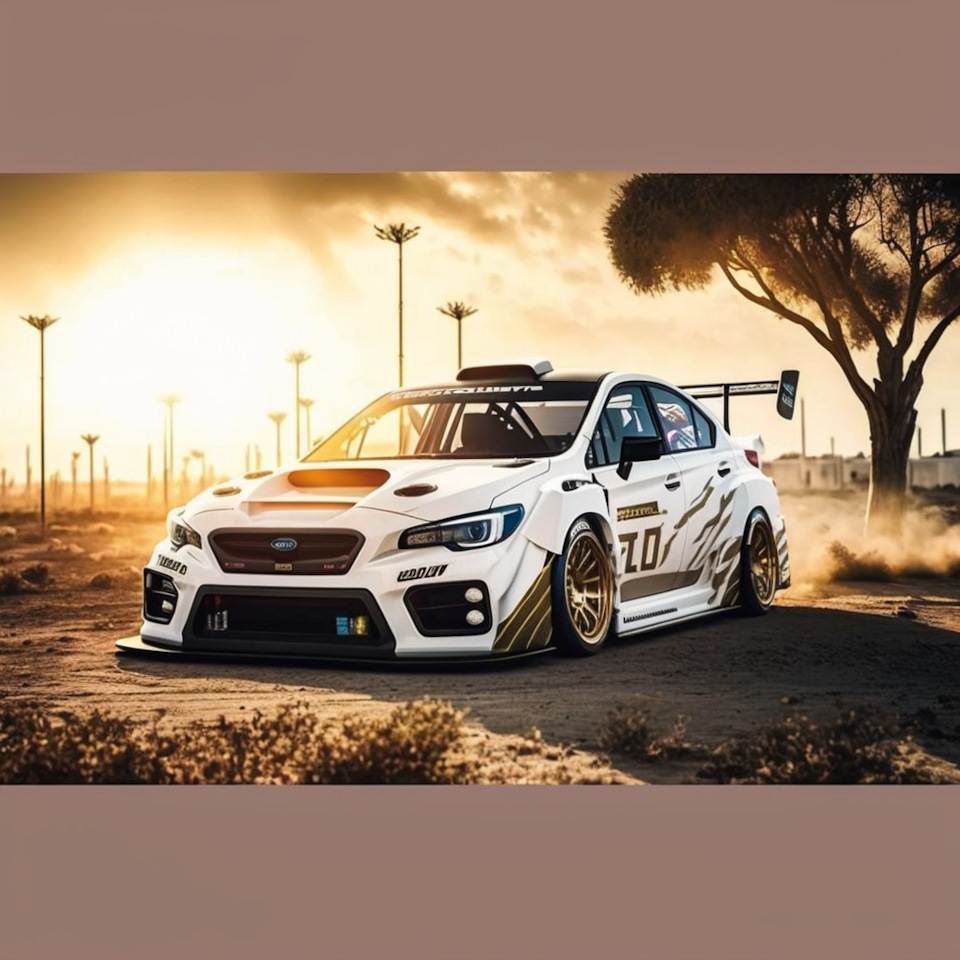 игры с Midjourney — Subaru WRX STI (VA), 2 л, 2019 года | просто так |  DRIVE2