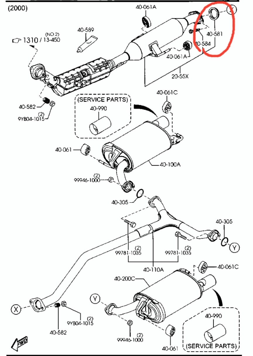 Выхлопная система — Mazda 6 (2G) GH, 2 л, 2008 года | своими руками | DRIVE2