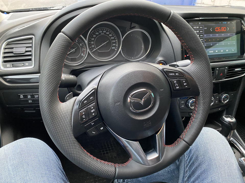 Как снять руль на мазда 6 gj 10.ПЕРЕШИВ РУЛЯ - Mazda 6 (3G) GJ, 2,5 л, 2014 года тюнинг DRIVE2