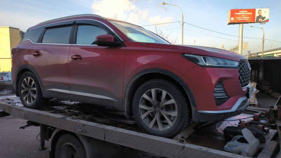 Обрыв ремня генератора на пробеге 71000 — Chery Tiggo 7 Pro, 1,5 л ...