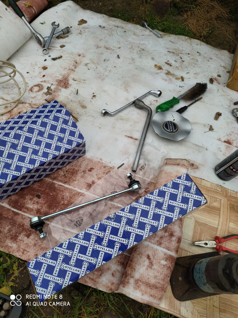 Замена тяг стабилизатора — Volvo 850, 2,5 л, 1997 года | плановое ТО ...