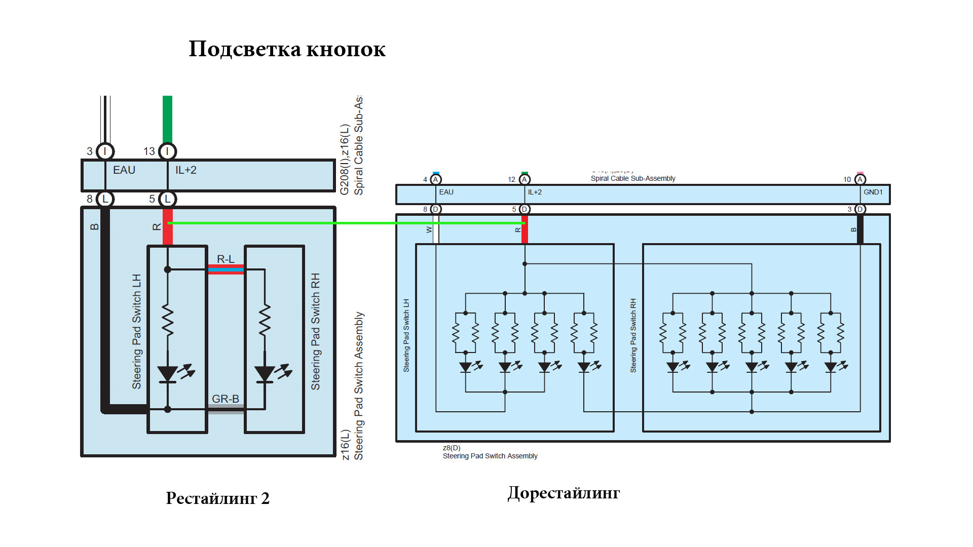 Схема подсветки