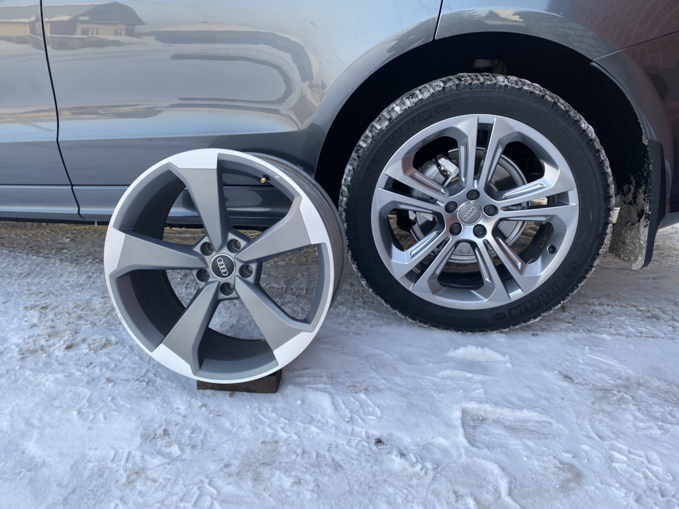Вторая обувь 8WO 601 025 CF titan matt 9Jx20 ET34 под 275/40/r20 резину ...