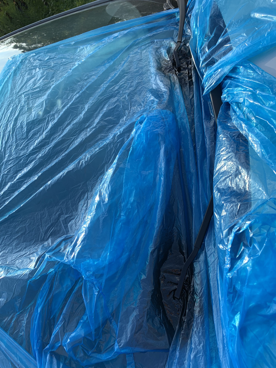 Окрас рычагов дворников — Mazda CX5 (1G), 2 л., 2016 года своими