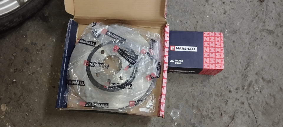 Устраняем биение в руль при торможение, ЗАМЕНА ТОРМОЗНЫЕ ДИСКИ MARSHALL ...