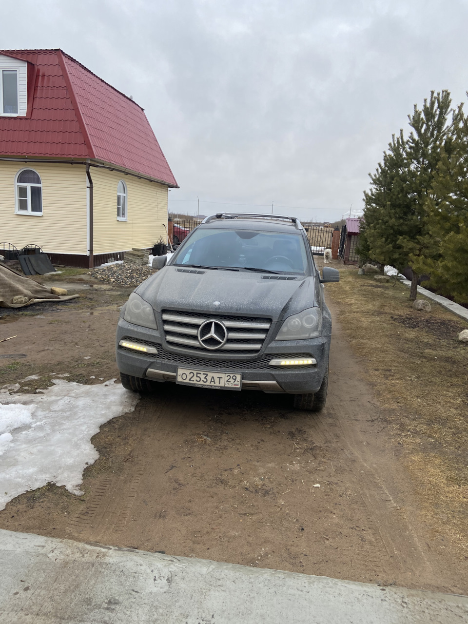 Замена ходовых огней на Mercedes GL x164 — Mercedes-Benz GL-Class (X164 ...