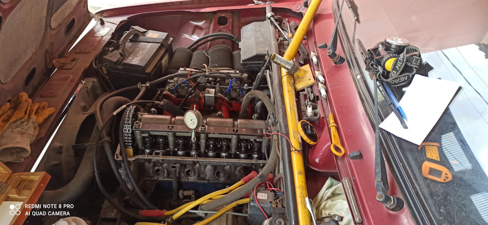 Регулировка зазоров ГРМ. Замена вентилятора охлаждения. — Lada 21051, 1 ...