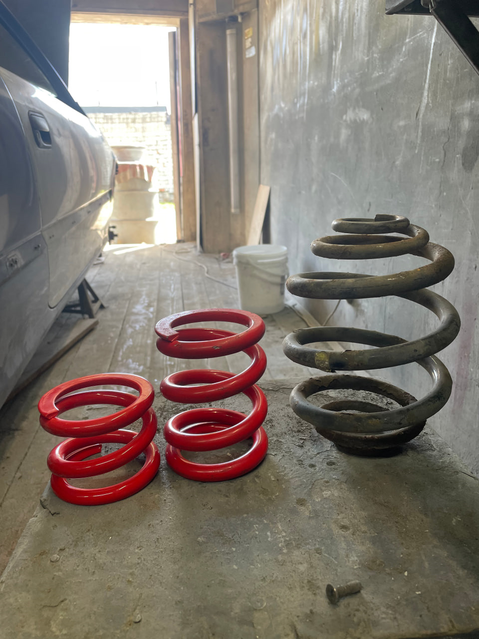 Сравнение пружин: 70\120\сток. — Opel Calibra