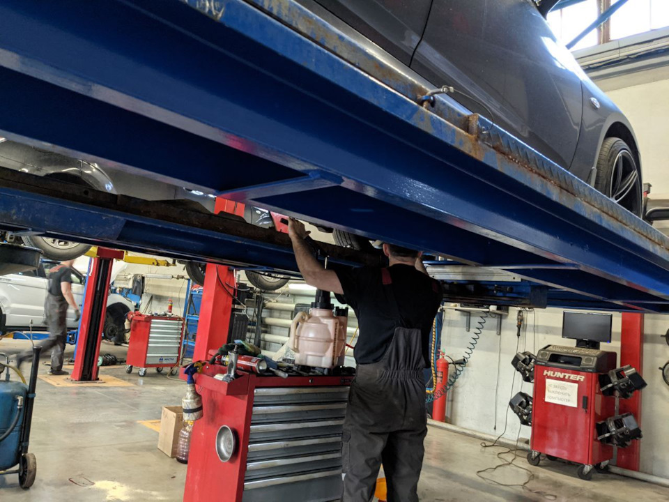 Частичная замена масла в коробке и диагностика — Infiniti G37, 3,7 л ...