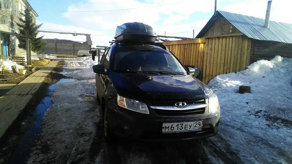 Подтянул задние стойки и замена масла. — Lada Гранта лифтбек, 1,6 л ...