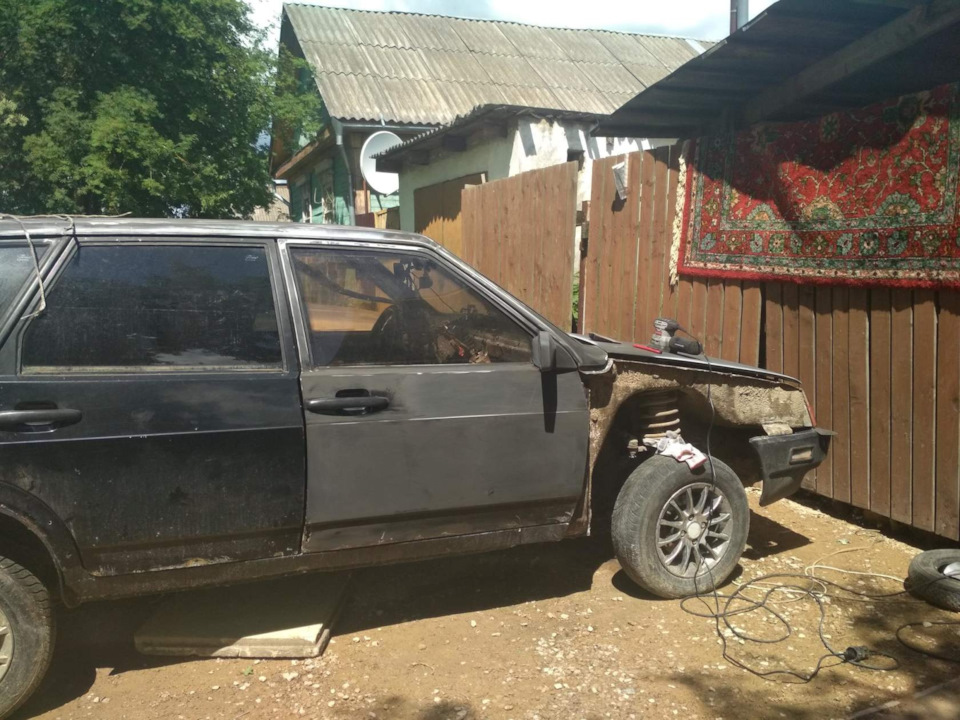 Покраска в Раптор — Lada 2109, 1,3 л, 1995 года | своими руками | DRIVE2