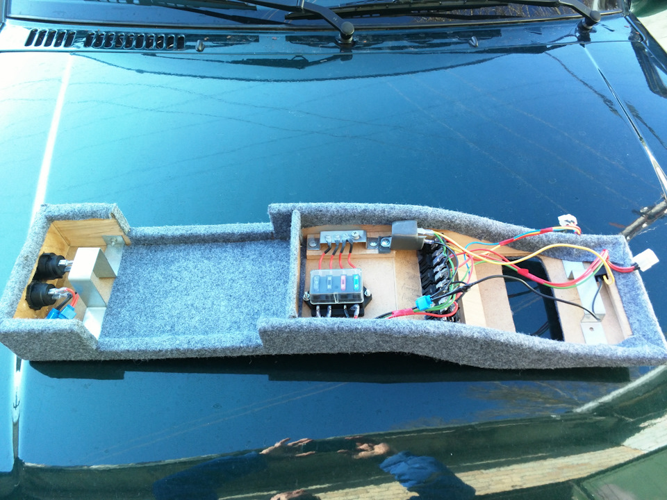 Самодельная потолочная консоль — УАЗ Patriot, 2,7 л, 2015 года | тюнинг ...