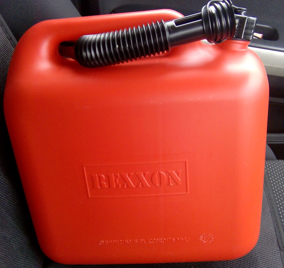 Канистра для бензина REXXON 10L — DRIVE2