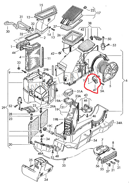как добраться до печки? — Volkswagen Golf Mk2, 1,8 л., 1988 года ...