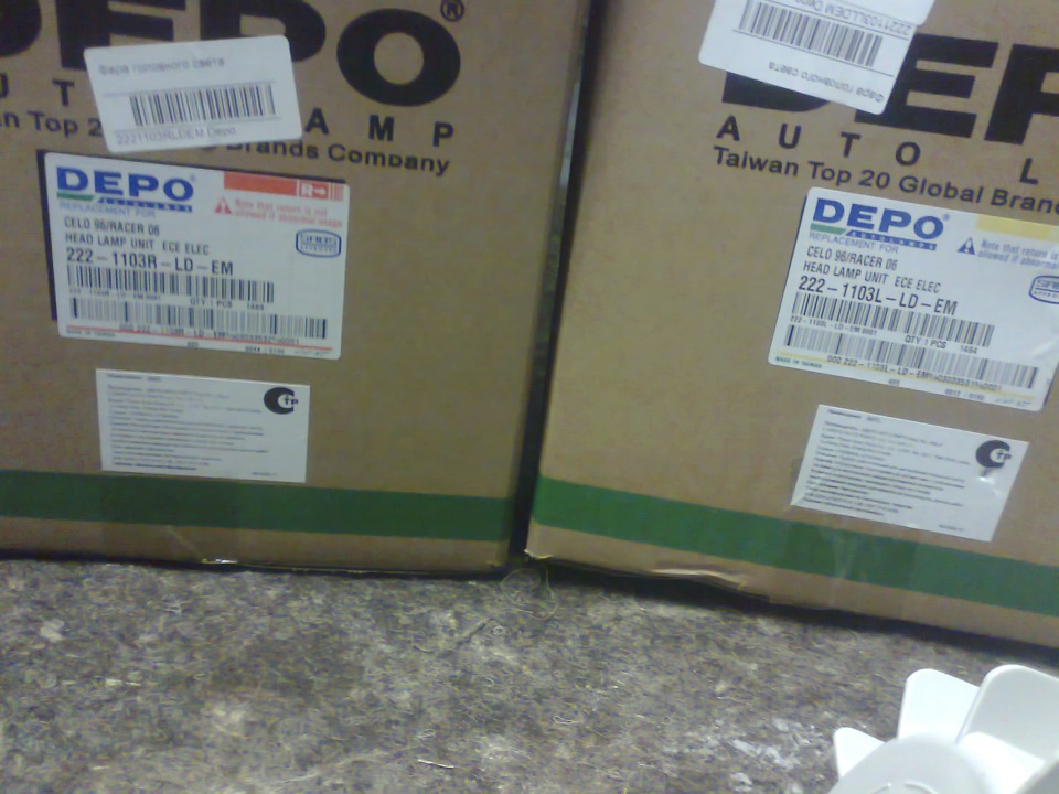 2221103RLDEM NEXIA ФАРА ПРАВ П/КОРРЕКТОР () DEPO | Запчасти на DRIVE2