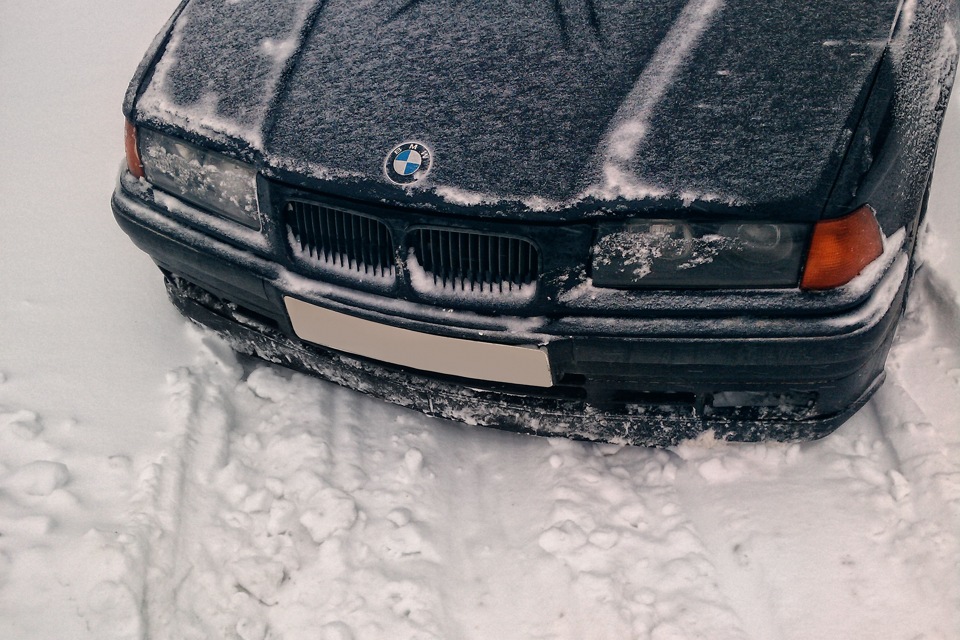 BMW e38 зима